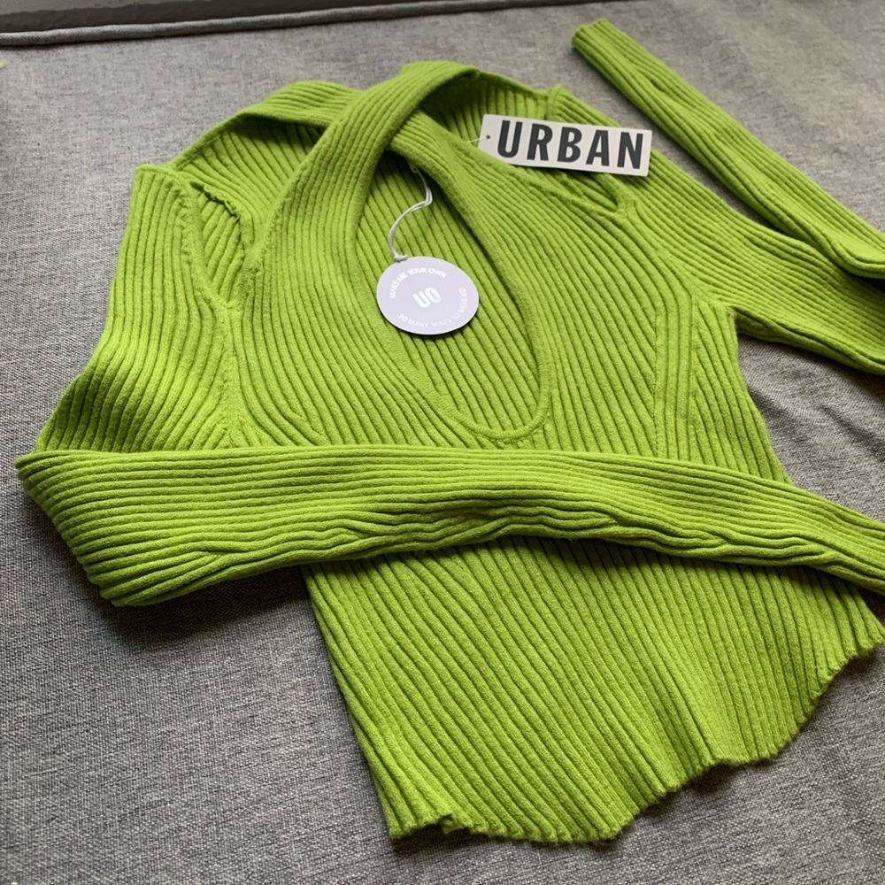 Urban Outfitters Cassandra Cutout Sweater Tops